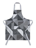 Catherine Lansfield Grey Larsson Geo apron 70 x 80cm - British product