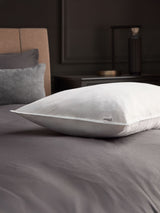 Next Silentnight Medium Platinum Hungarian Goose Feather and Down White Pillow- Buy online at McGrocer
