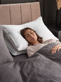 Silentnight Medium Platinum Hungarian Goose Feather and Down White Pillow (British brand)