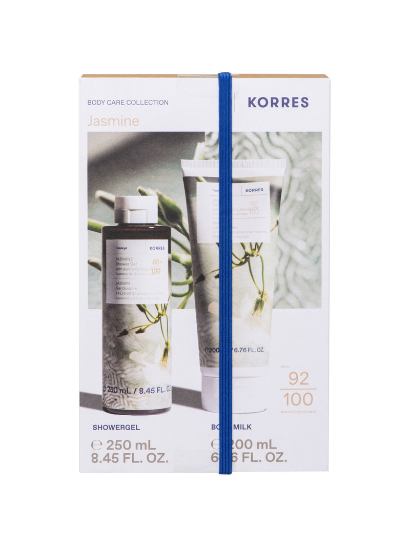 Korres Jasmine shower gel and body milk set 250ml 200ml, UK version