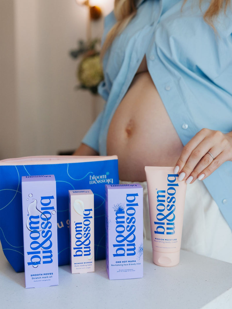 Bloom and Blossom Ready To Pop pregnancy gift set (British brand)