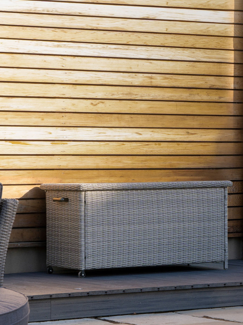 Pacific slate grey outdoor cushion box small, imported from the UK