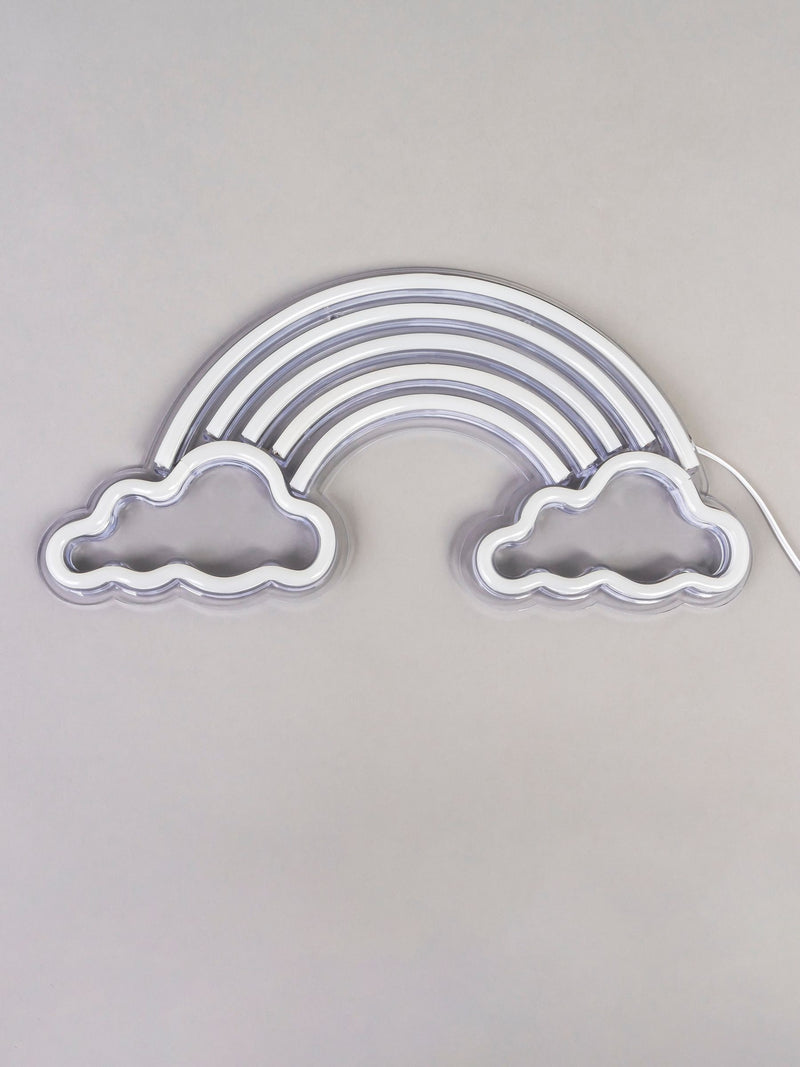 glow White Neon Rainbow Wall Light, British product
