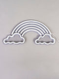 glow White Neon Rainbow Wall Light, British product
