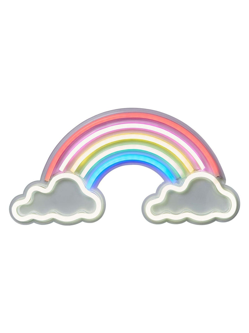 glow White Neon Rainbow Wall Light, British product