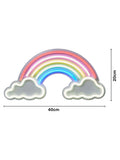 glow White Neon Rainbow Wall Light, British product