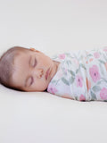 aden + anais pink large muslin blanket, imported from the UK