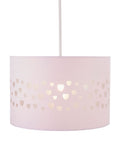 Glow pink heart ceiling light 30cm (British brand)