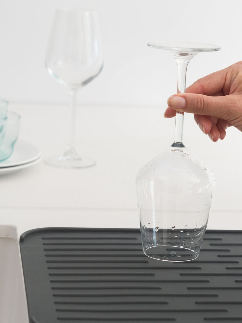 Brabantia grey silicone dish mat, UK version