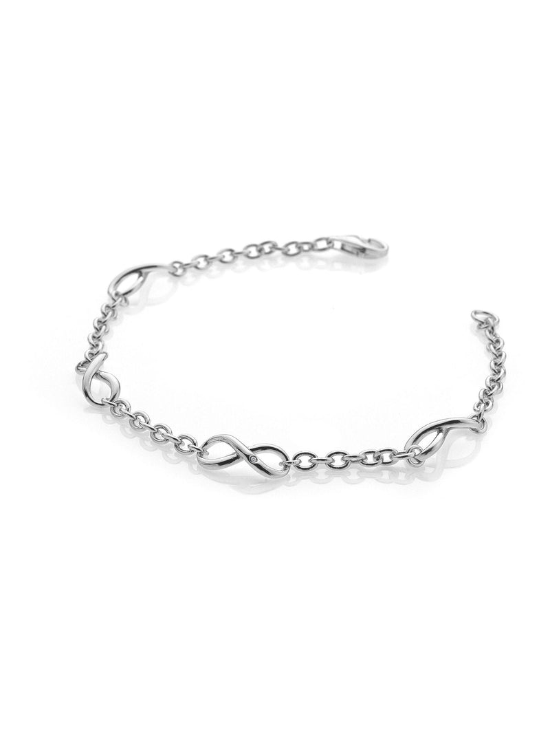 Hot Diamonds Silver Tone Fresh Bracelet