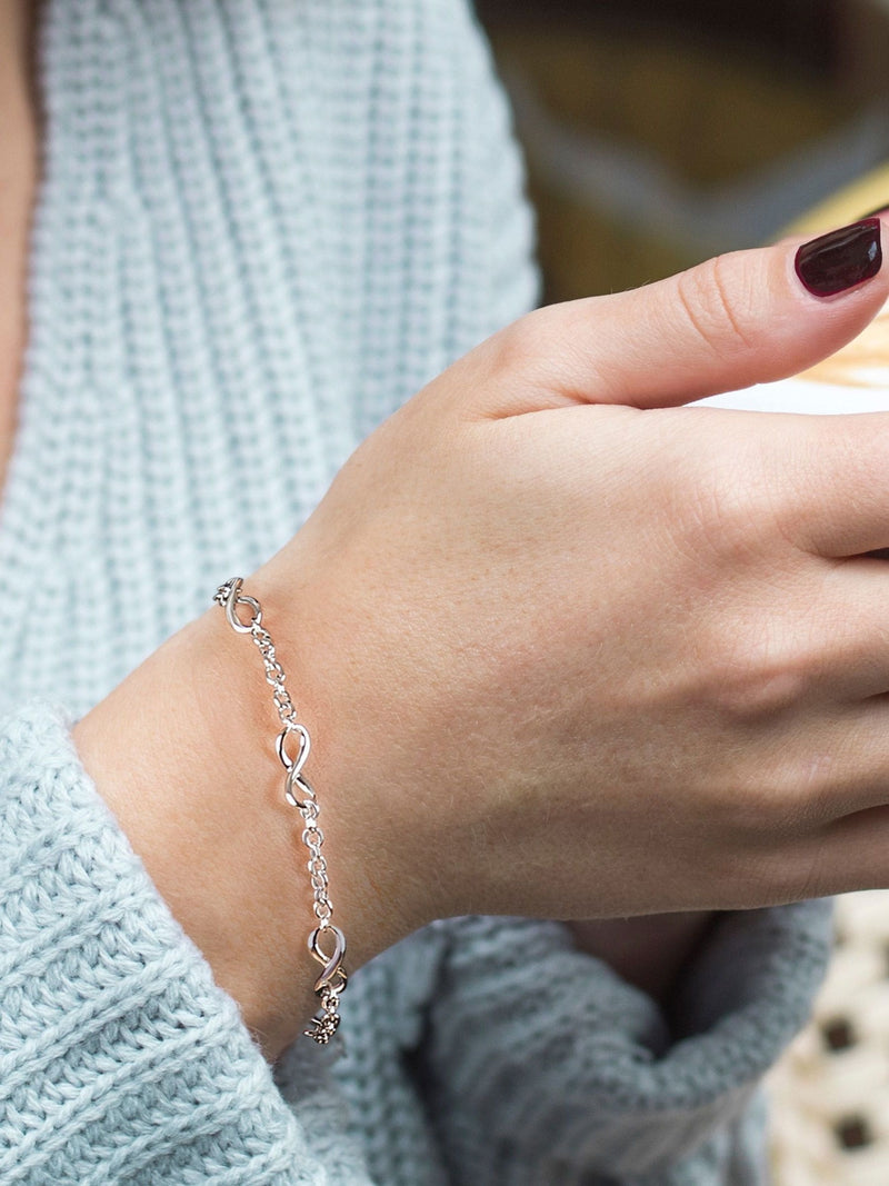 Hot Diamonds Silver Tone Fresh Bracelet