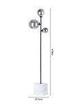 BHS Black Forella floor lamp, imported from the UK