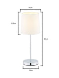 BHS natural touch stick table lamp 40cm (British brand)