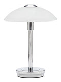 BHS Chrome Archie Touch Table Lamp 27cm UK version