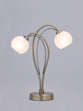 BHS Brass Soni table lamp antique brass finish - British product