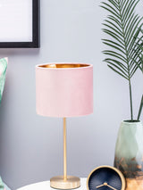 Next BHS Pink Velvet Table Lamp- Buy online at McGrocer