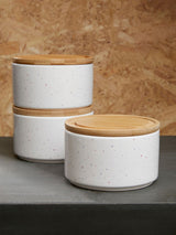 Next Interiors by Premier Natural Fenwick Stackable Canisters for Tea and Coffee Storage- Buy online at McGrocer