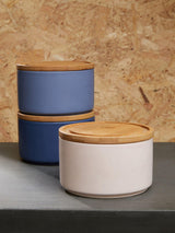 Next Premier Blue Fenwick Ceramic Storage Canisters Set of 3- Buy online at McGrocer