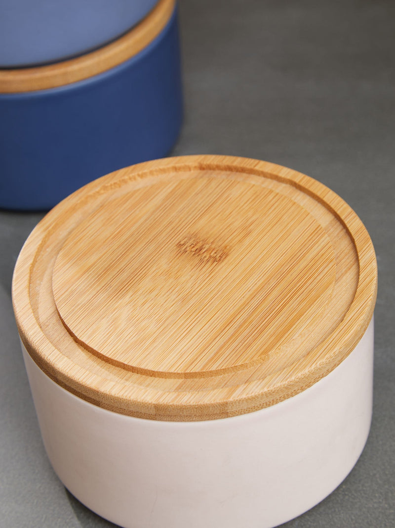 Premier Blue Fenwick storage canisters set of 3, UK version