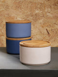 Premier Blue Fenwick storage canisters set of 3, UK version