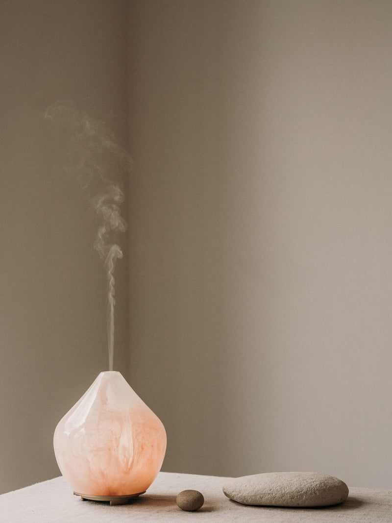 Made by Zen Gem Polyresin Aroma Electric Diffuser with Ambient Light