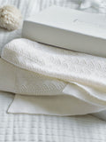 The White Company white cashmere christening blanket, UK version