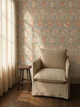 Next Morris & Co. Pink Rose Wallpaper 10.05m- Buy online at McGrocer