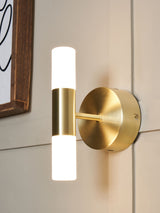 Next BHS Brass Lois 2 Wall Light with Integrated LED (20x13x10cm)- Buy online at McGrocer