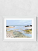 Next East End Prints Blue Sea View Framed Art Print- Buy online at McGrocer