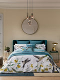 Ted Baker Blue Matellase Sham 100% cotton pillowcase - British product