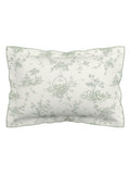 V&A Green Garden Of Love duvet cover and pillowcase set (British brand)