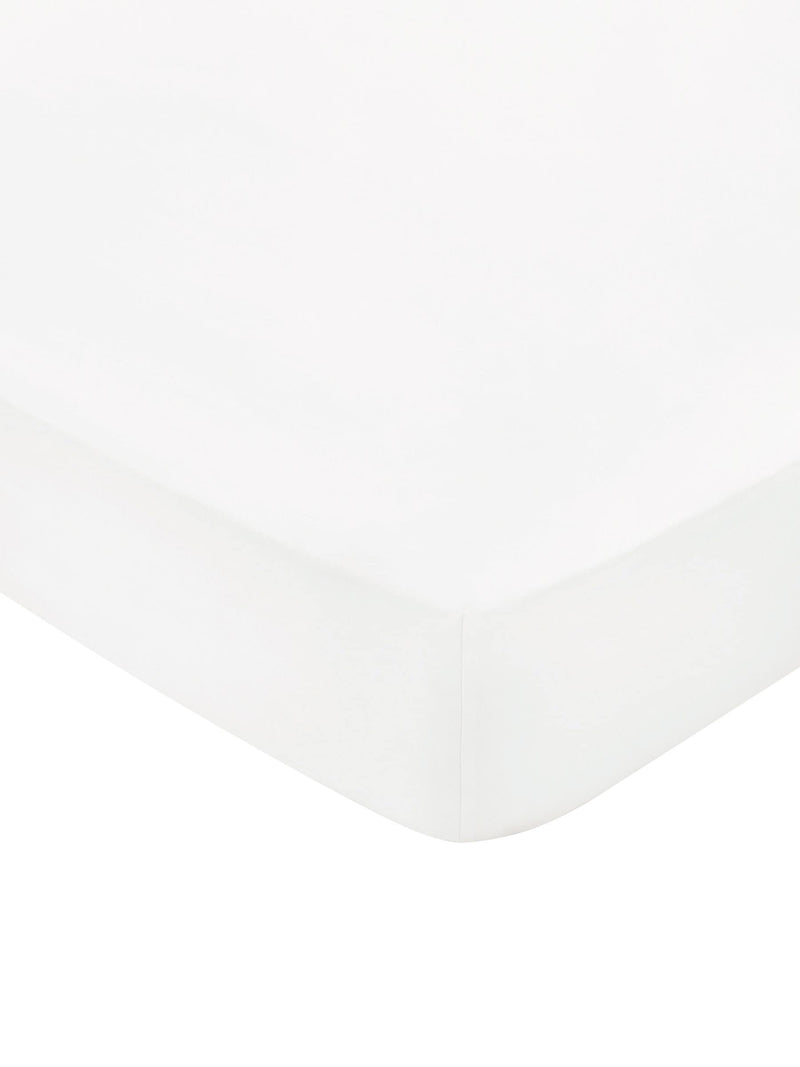 Bedeck of Belfast white fitted bed sheet - British product