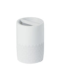 Showerdrape White Chantilly bathroom accessory set (British brand)