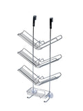 Showerdrape Silver Atrium shower caddy (British brand)