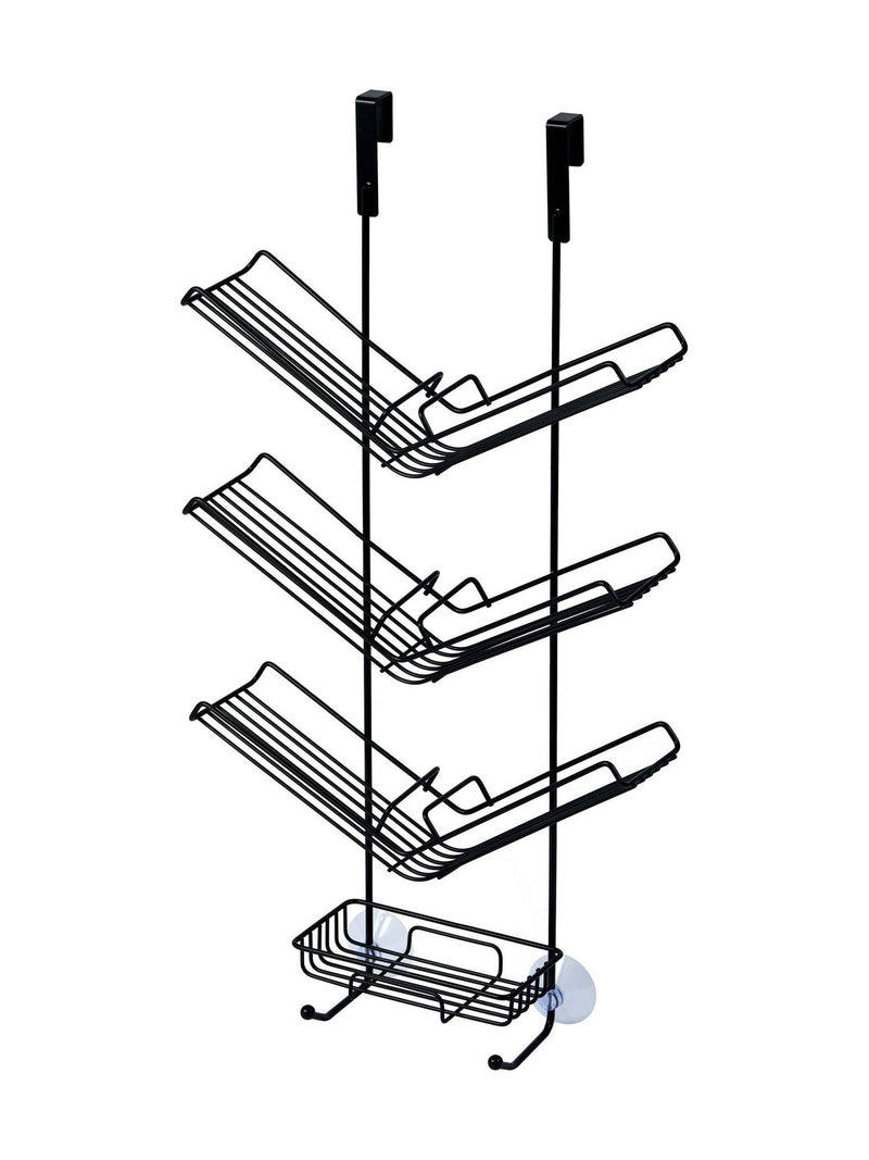 Showerdrape Black Atrium Shower Caddy (British brand)