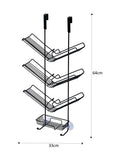 Showerdrape Black Atrium Shower Caddy (British brand)