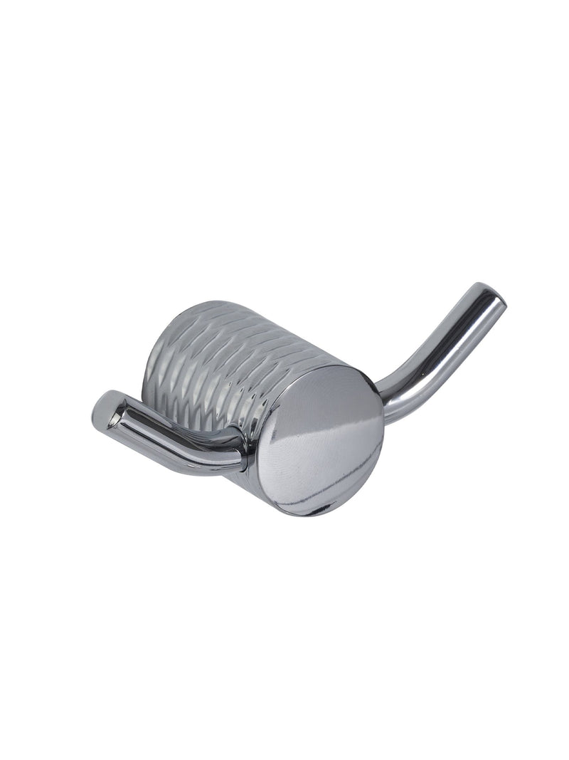 Showerdrape Silver Vitality Double Robe Hook (British brand)
