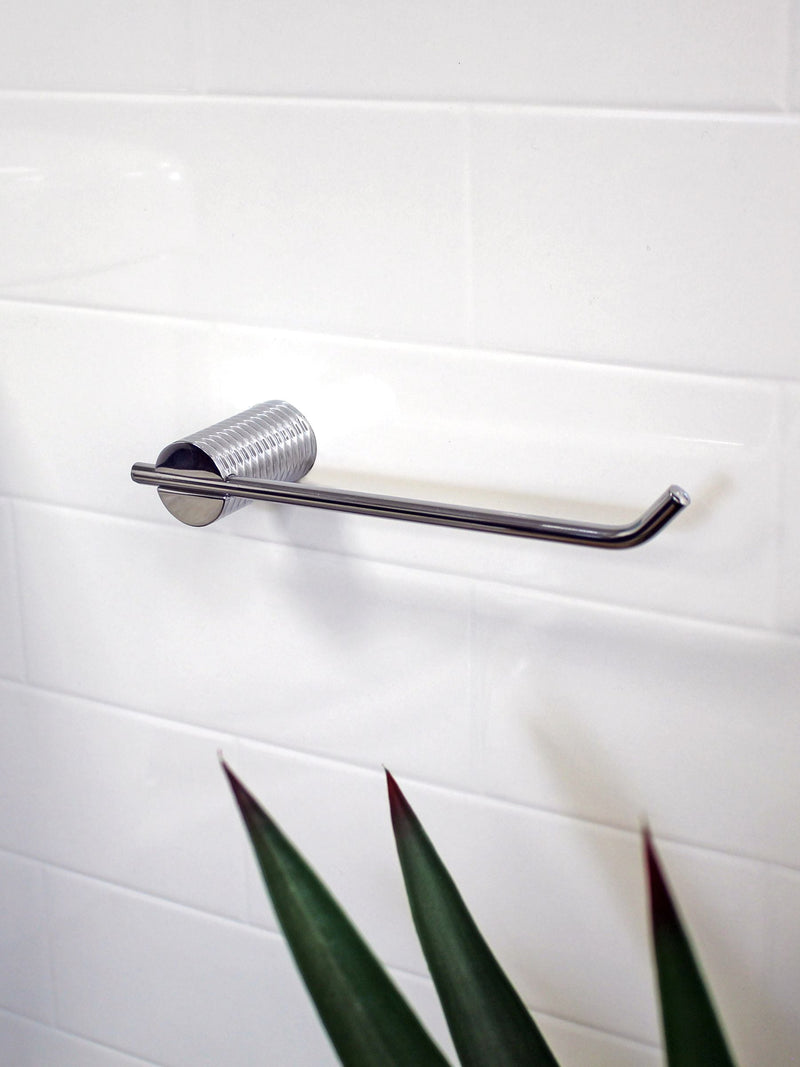 Showerdrape Silver Vitality toilet roll holder (British brand)