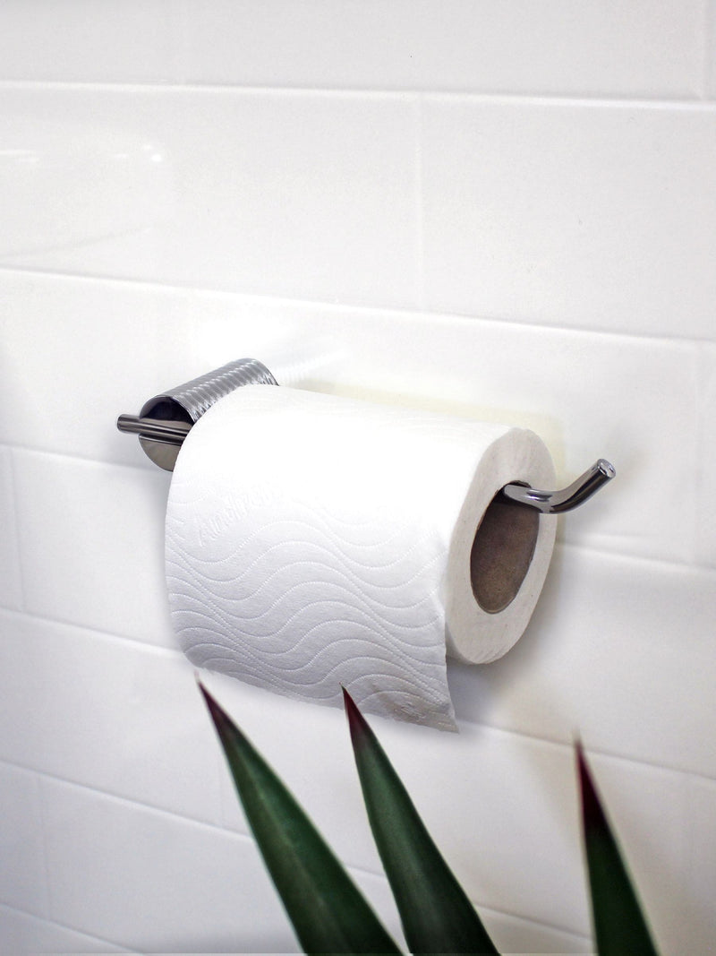 Showerdrape Silver Vitality toilet roll holder (British brand)