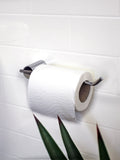 Showerdrape Silver Vitality toilet roll holder (British brand)