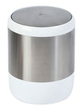 Showerdrape White Elite bathroom swing bin 6 litre (British brand)