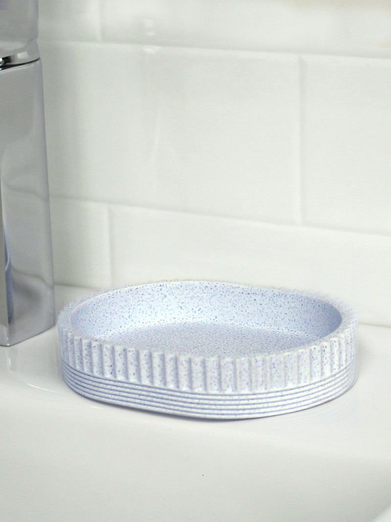 Showerdrape light blue tranquil soap dish (British brand)