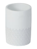 Duschvorhang Weiß Chantilly Becher