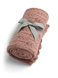 Mamas & Papas knitted blanket wildflower pink (British brand)