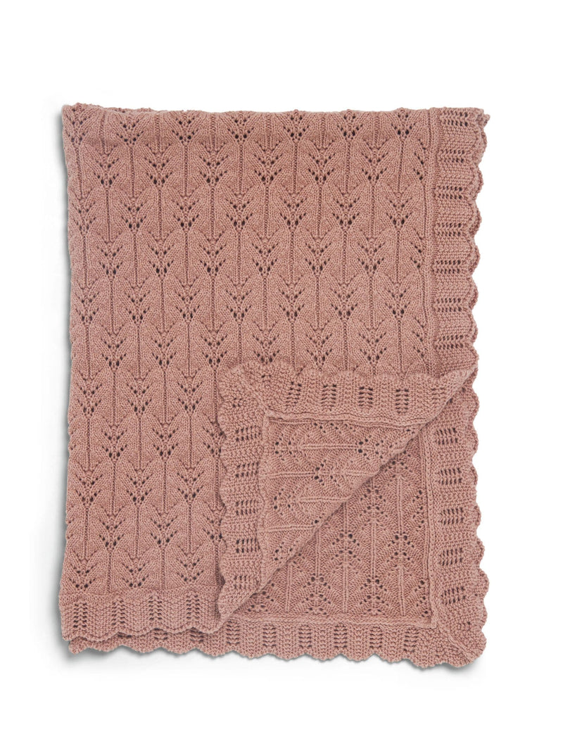 Mamas & Papas knitted blanket wildflower pink (British brand)