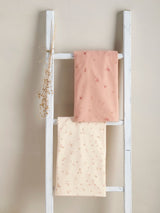 Lot de 2 draps-housses en coton rose à fleurs sauvages Mamas Papas pour lit bébé