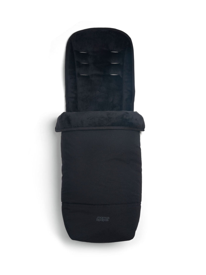 Mamas & Papas black Libro footmuff for pushchair - British product