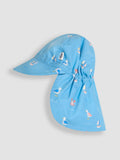 JoJo Maman Bébé blue sun protection swim hat - British product