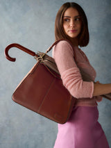 Next Osprey London The Oxford Shoulder Bag Medium Brown- Buy online at McGrocer