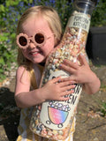 Popcorn Kitchen sweet popcorn giant moneybox bottle, imported from the UK